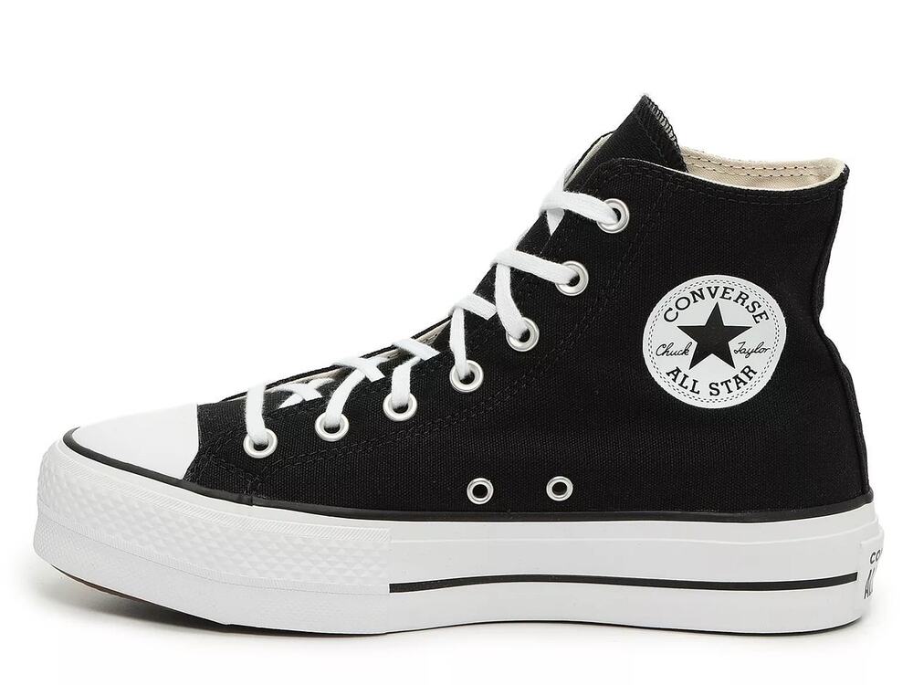 Converse Chuck Taylor High Top All Stars Platform Sneaker, Women’s 7